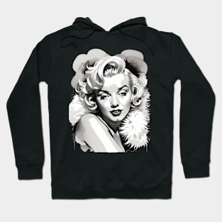 Marilyn Monroe Illustration Fanart Hoodie